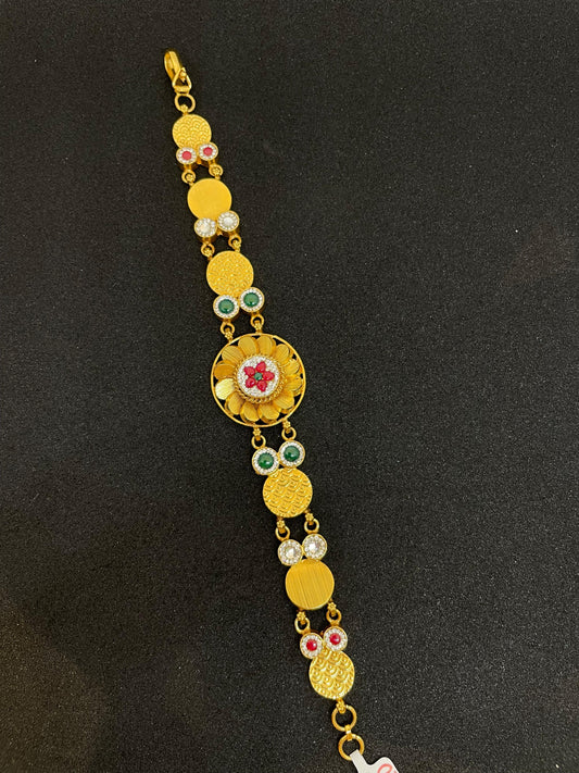 Everyday Elegance Gold Plated Silver Bracelet